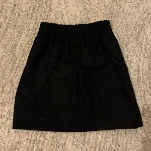 J.CREW: black skirt